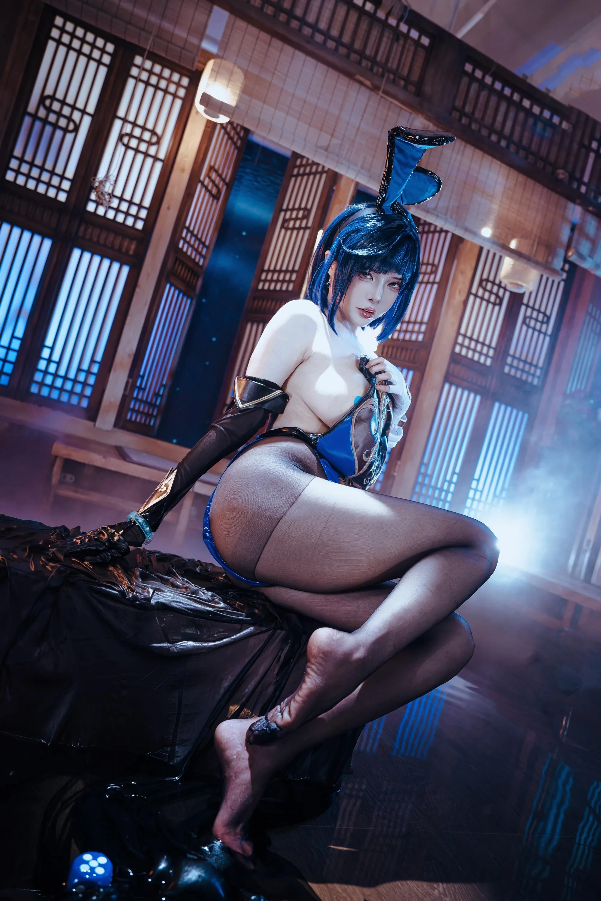 秋和柯基 – NO.105 夜兰 兔女郎 [92P]插图9